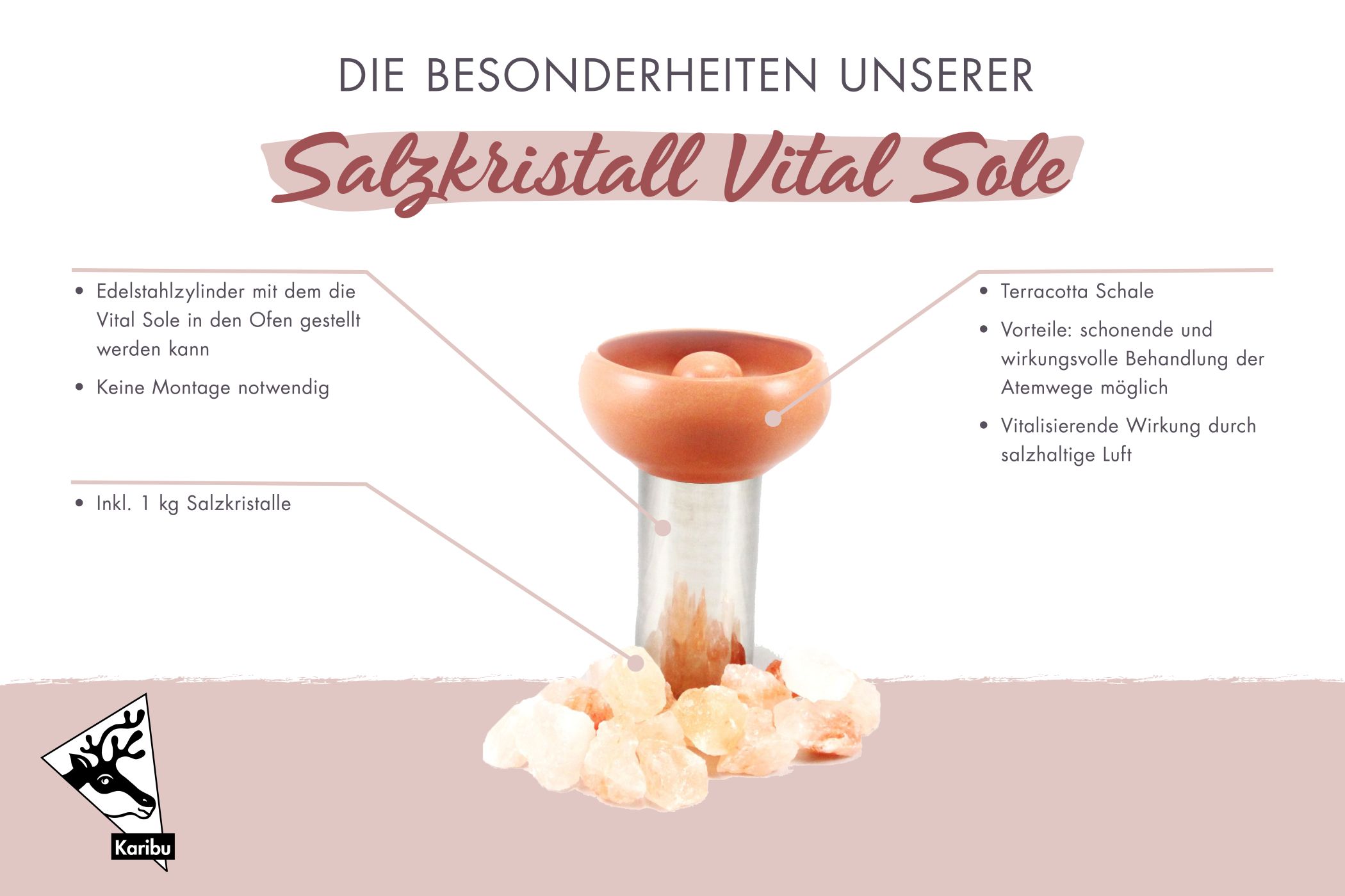 Salzkristall Vital Sole